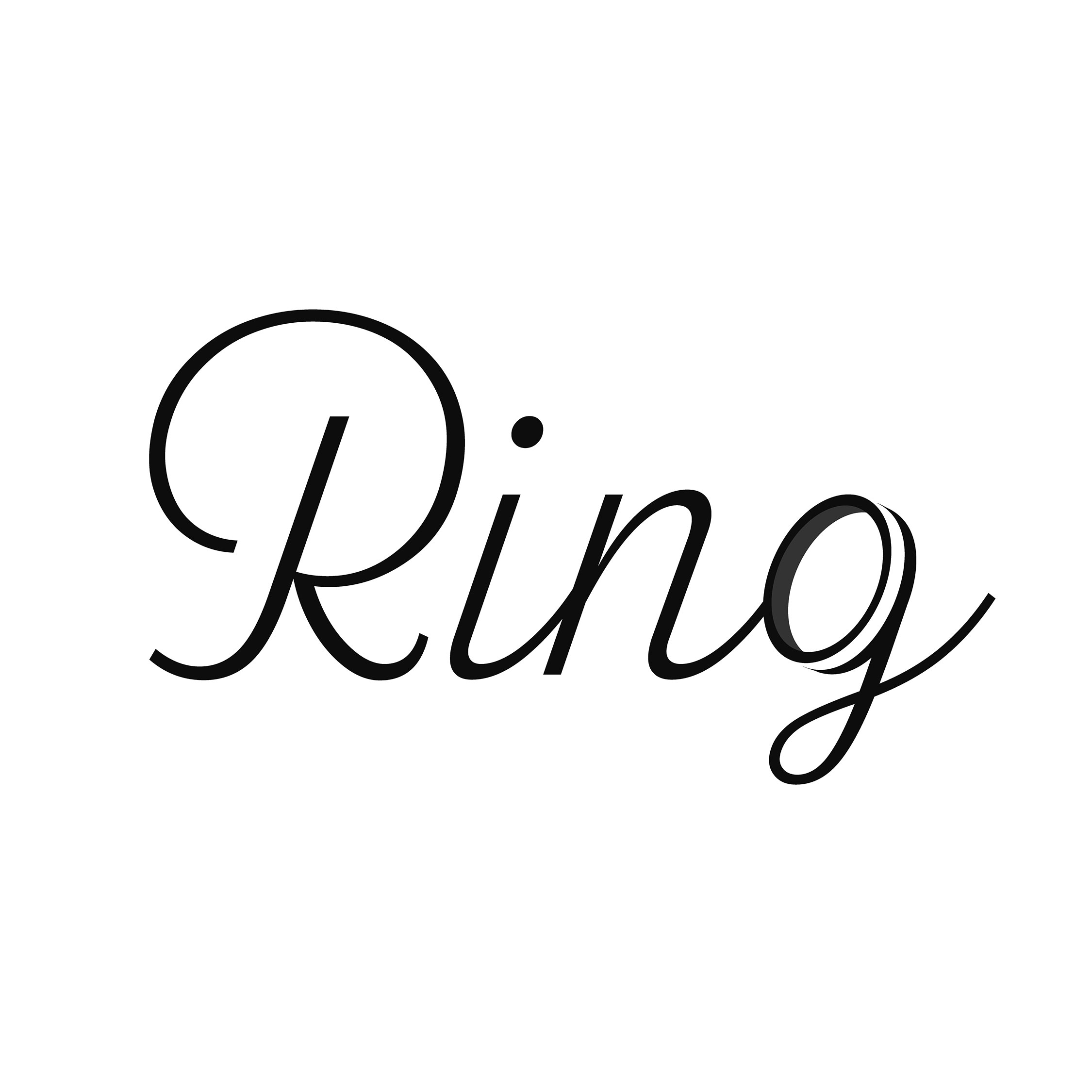 Logo RING from Inktober 2019 (logo edition)