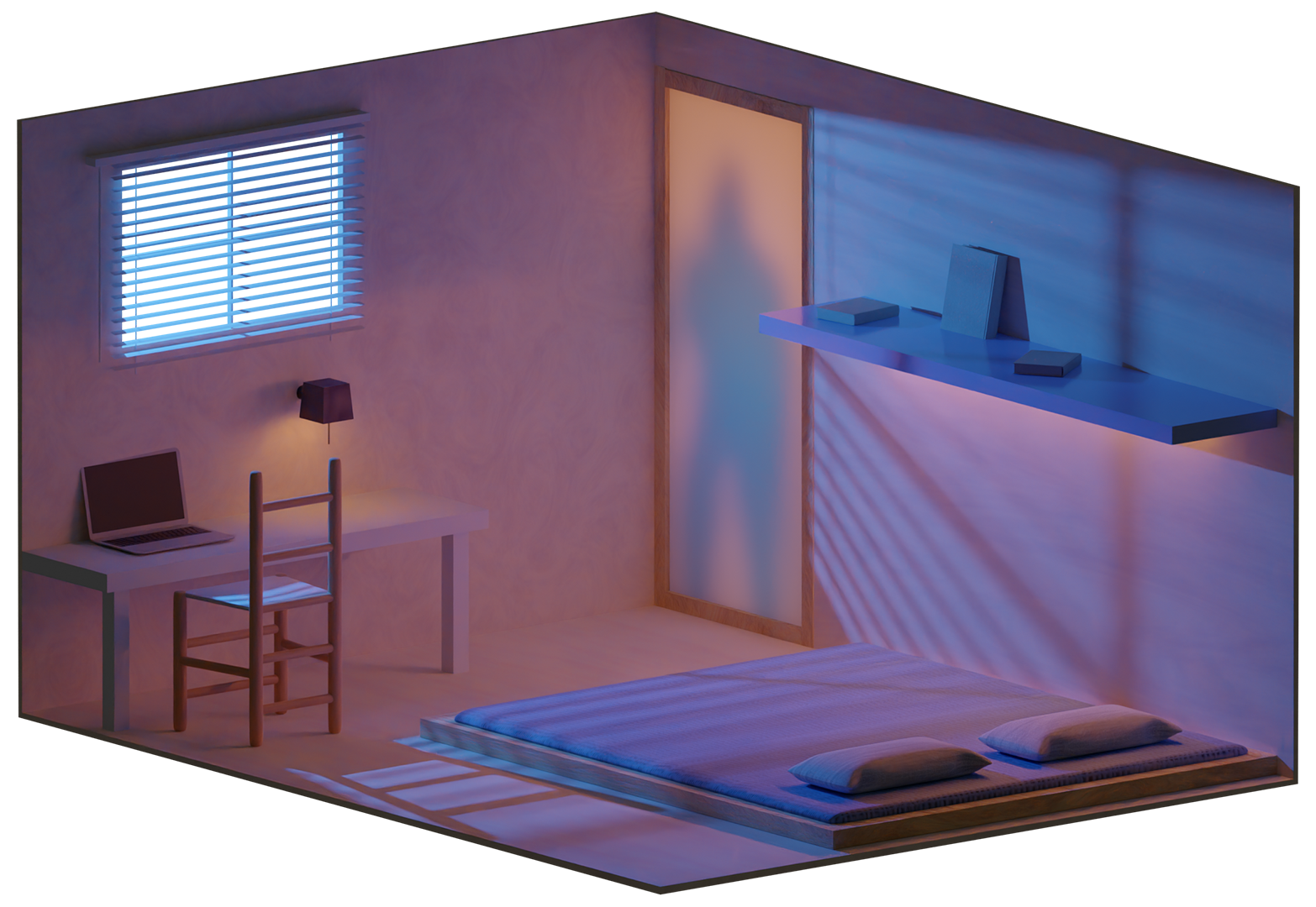 Learning Blender with the modeling of a 3D room