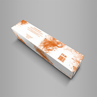 Mockup of coffee packaging creation for the Meo brand