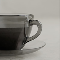 Coffee cup modeling and Inktober 2020 FANCY render (3D edition)