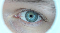 Close-up photo of my eye